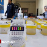 Polres Pacitan Gelar Tes Urine Sopir Bus di Terminal Tipe A