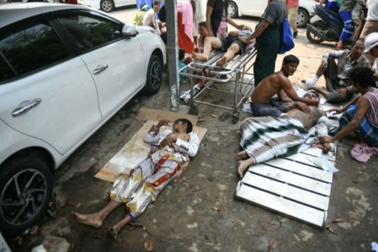 Sementara Ditemukan 808 Orang Meninggal Dunia Akibat Gempa Bumi di Myanmar
