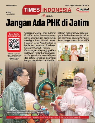 Edisi Jumat, 4 April 2025: E-Koran, Bacaan Positif Masyarakat 5.0