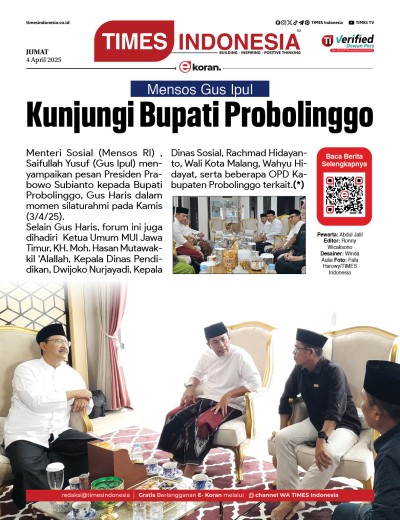 Edisi Jumat, 4 April 2025: E-Koran, Bacaan Positif Masyarakat 5.0
