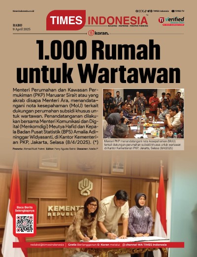 	Edisi Rabu, 9 April 2025: E-Koran, Bacaan Positif Masyarakat 5.0
