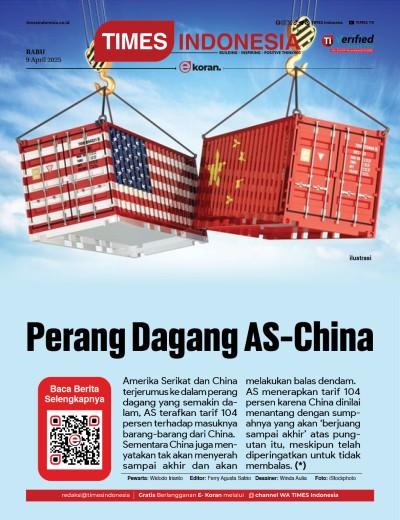 	Edisi Rabu, 9 April 2025: E-Koran, Bacaan Positif Masyarakat 5.0