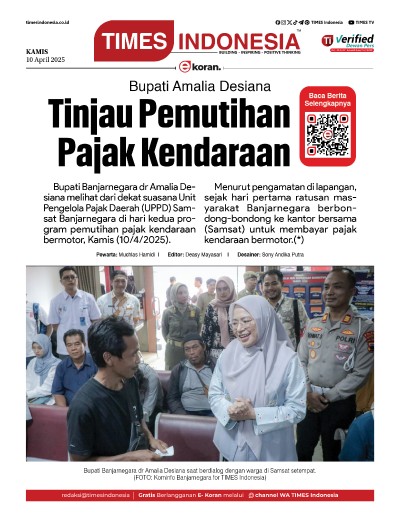 Edisi Kamis, 10 April 2025: E-Koran, Bacaan Positif Masyarakat 5.0