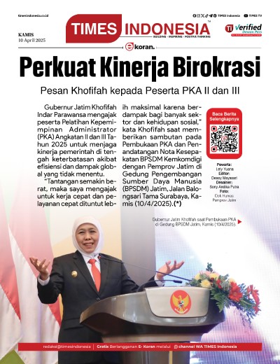 Edisi Kamis, 10 April 2025: E-Koran, Bacaan Positif Masyarakat 5.0