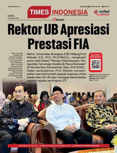 Edisi Kamis, 10 April 2025: E-Koran, Bacaan Positif Masyarakat 5.0