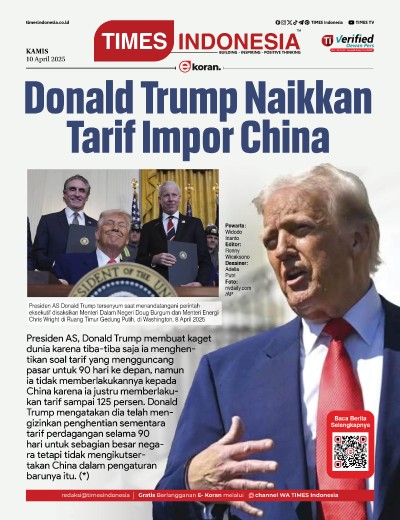 	Edisi Kamis, 10 April 2025: E-Koran, Bacaan Positif Masyarakat 5.0