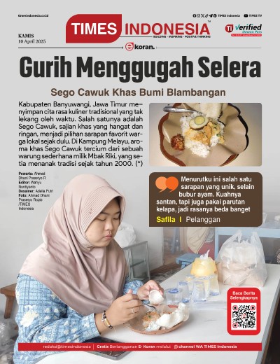	Edisi Kamis, 10 April 2025: E-Koran, Bacaan Positif Masyarakat 5.0