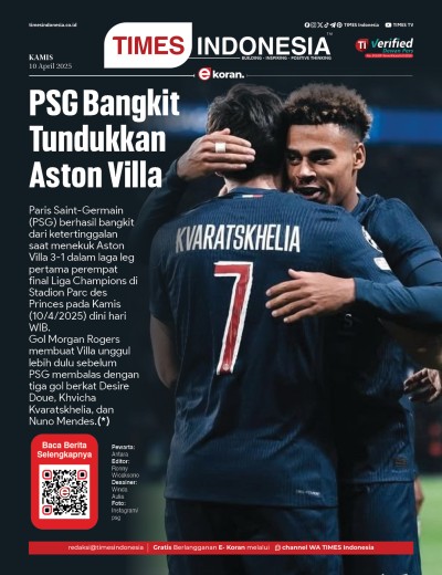 	Edisi Kamis, 10 April 2025: E-Koran, Bacaan Positif Masyarakat 5.0