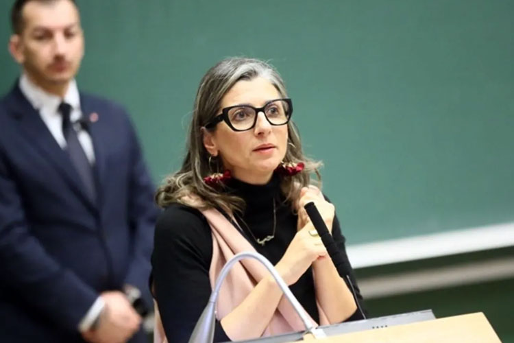 Arsip - Pelapor Khusus PBB untuk Palestina Francesca Albanese. (FOTO: ANTARA/Anadolu/py)