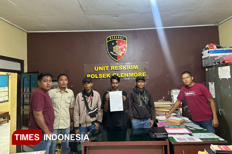 Pembuat video prank begal di Glenmore melakukan klarifikasi. (Foto : Polresta Banyuwangi For TIMES Indonesia)