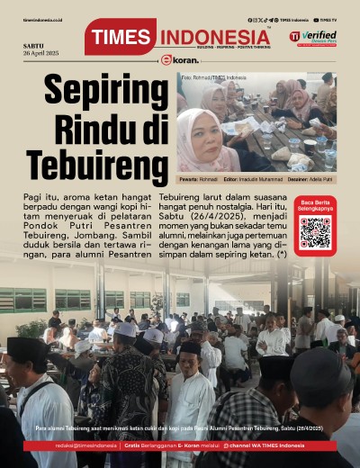 Edisi Sabtu, 26 April 2025: E-Koran, Bacaan Positif Masyarakat 5.0