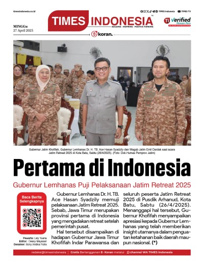 Edisi Minggu, 27 April 2025: E-Koran, Bacaan Positif Masyarakat 5.0