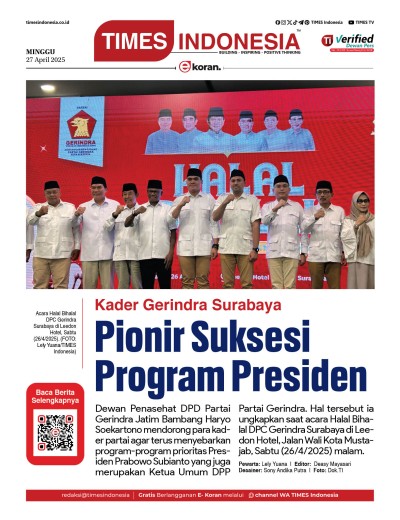Edisi Minggu, 27 April 2025: E-Koran, Bacaan Positif Masyarakat 5.0