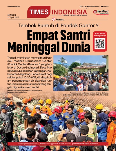 Edisi Minggu, 27 April 2025: E-Koran, Bacaan Positif Masyarakat 5.0