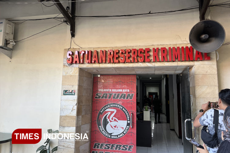 Ruang Satreskrim Polresta Malang Kota, tempat pemeriksaan Dokter AY. (Foto: Rizky Kurniawan Pratama/TIMES Indonesia)