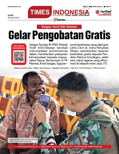 Edisi Rabu, 30 April 2025: E-Koran, Bacaan Positif Masyarakat 5.0
