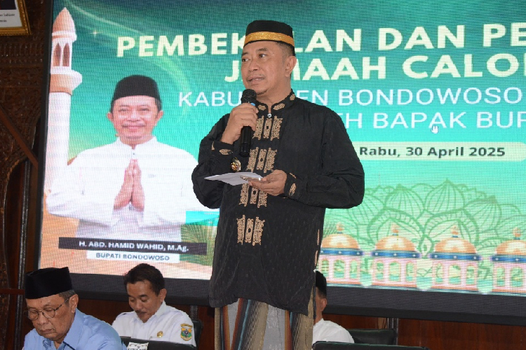 Dijadwalkan Berangkat 11 Mei, Bupati Hamid Minta Jemaah Haji Bondowoso Jaga Kesehatan