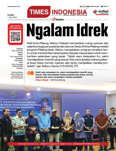 Edisi Kamis,1 Mei 2025: E-Koran, Bacaan Positif Masyarakat 5.0