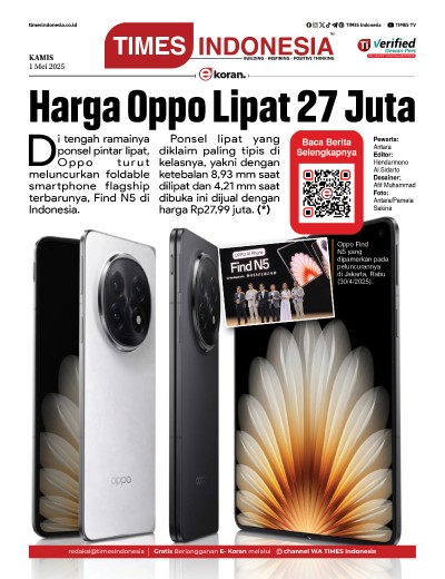 Edisi Kamis, 1 Mei 2025: E-Koran, Bacaan Positif Masyarakat 5.0