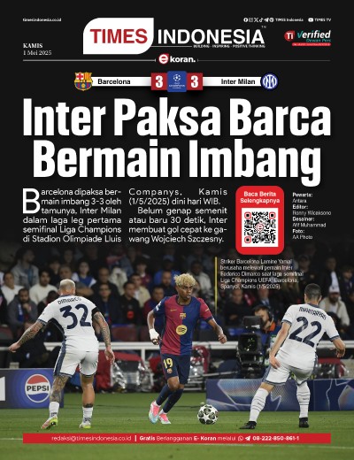 Edisi Kamis, 1 Mei 2025: E-Koran, Bacaan Positif Masyarakat 5.0