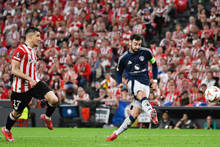 Liga Europa, Bruno Fernandes Bawa Manchester United Berjaya di Markas Athletic Bilbao