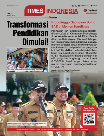 Edisi Jumat,2 Mei 2025: E-Koran, Bacaan Positif Masyarakat 5.0