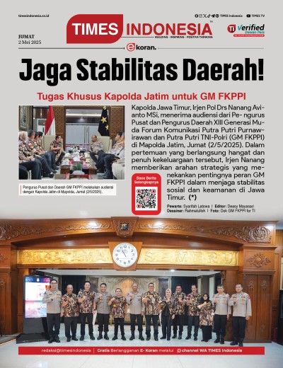 Edisi Jumat,2 Mei 2025: E-Koran, Bacaan Positif Masyarakat 5.0