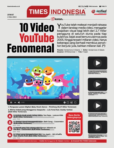 Edisi Jumat, 2 Mei 2025: E-Koran, Bacaan Positif Masyarakat 5.0
