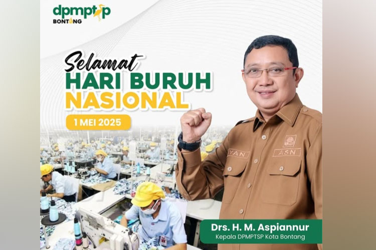 Kepala DPMPTSP Bontang Tentang Hari Buruh :  Kerja Keras Buruh adalah Fondasi Masa Depan Kota