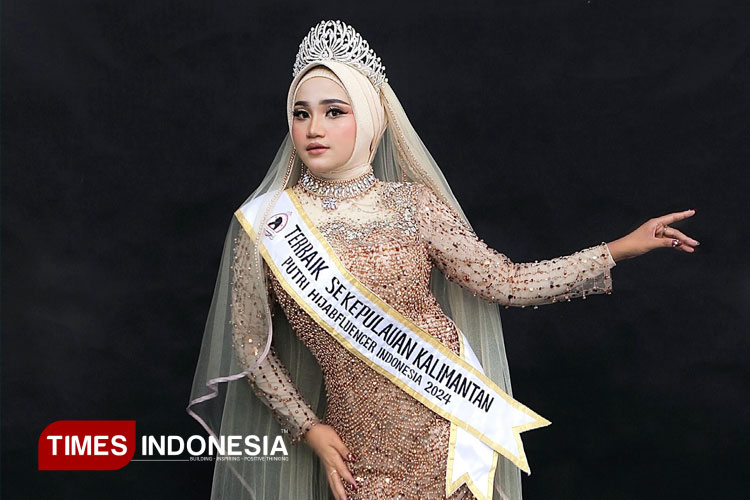 Putri Anju Aini, 1st Runner Up Putri Hijabfluencer Kaltim 2024. (FOTO: Anju for TIMES Indonesia)