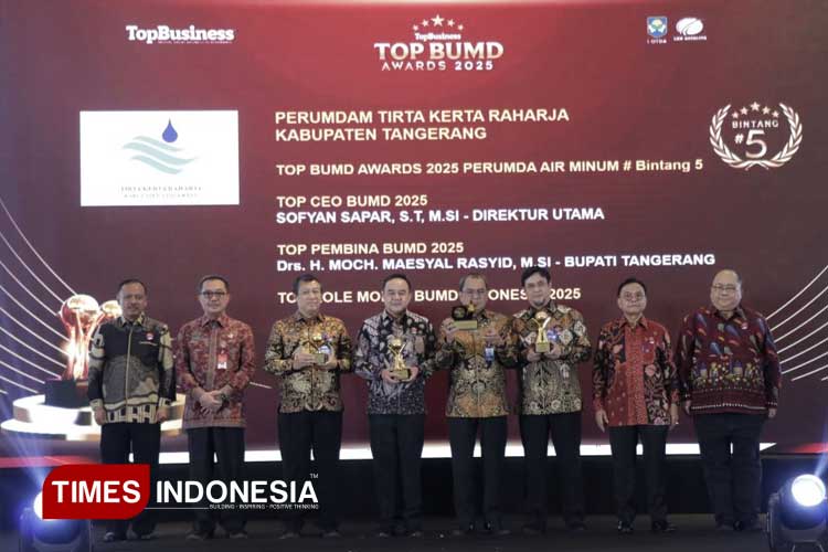 Acara penghargaan Top BUMD Awards 2025 yang diselenggarakan di Hotel Raffles Jakarta. (FOTO: dok pribadi)