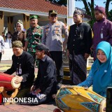 Peringatan Hardiknas di Banjarnegara Meriah, Wabup Coba Mainkan Rampak Gendang