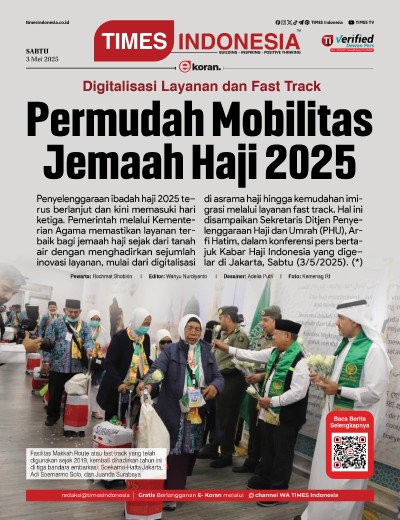 Edisi Sabtu, 3 Mei 2025: E-Koran, Bacaan Positif Masyarakat 5.0