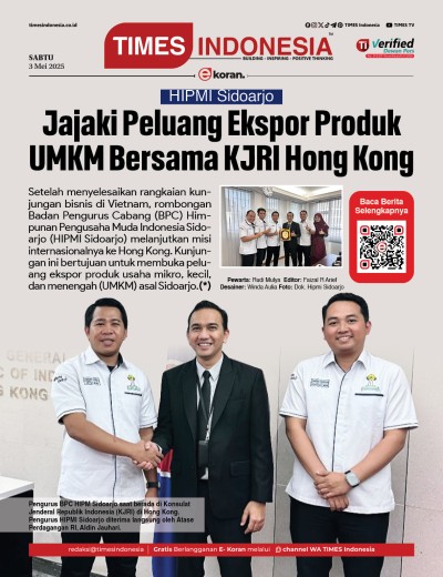 Edisi Sabtu, 3 Mei 2025: E-Koran, Bacaan Positif Masyarakat 5.0