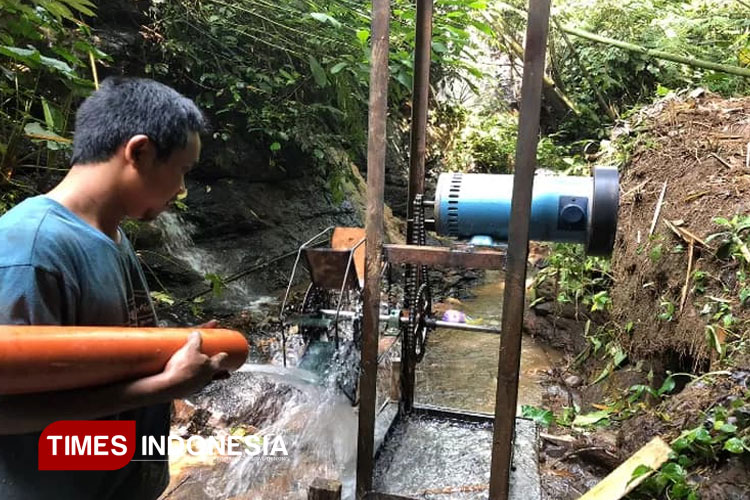 Desa Talunombo Wonosobo Kembangkan Energi Mikrohidro secara Swadaya