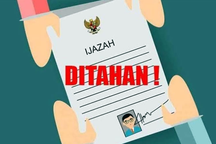Ilustrasi penahanan ijazah. (Foto: Istimewa)