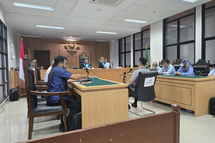 Persidangan Kasus Kolonel Ade Permana tanggal 29 April 2025 lalu. (FOTO: Lingga/TIMES Indonesia)