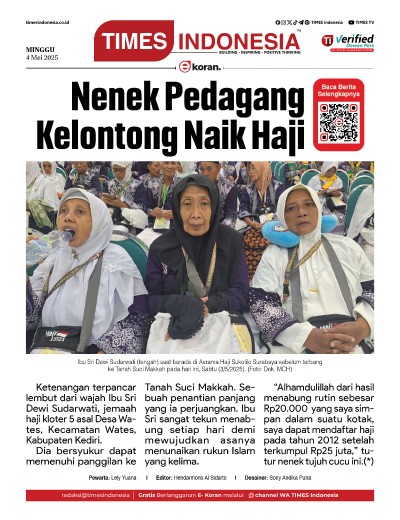 Edisi Minggu, 4 Mei 2025: E-Koran, Bacaan Positif Masyarakat 5.0