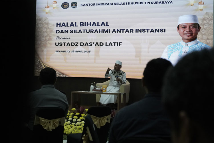 Pererat Kolaborasi Antarinstansi, Kantor Imigrasi Surabaya Gelar Halal Bihalal