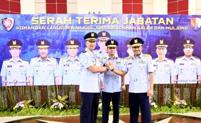 Kolonel Pnb Reza RR. Sastranegara Resmi Jabat Komandan Lanud Abdulrachman Saleh