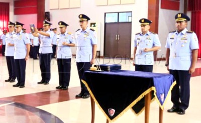 Kolonel Pnb Reza RR. Sastranegara Resmi Jabat Komandan Lanud Abdulrachman Saleh