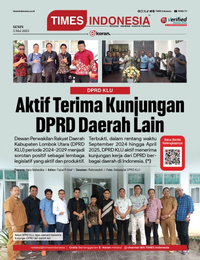 Edisi Senin, 5 Mei 2025: E-Koran, Bacaan Positif Masyarakat 5.0