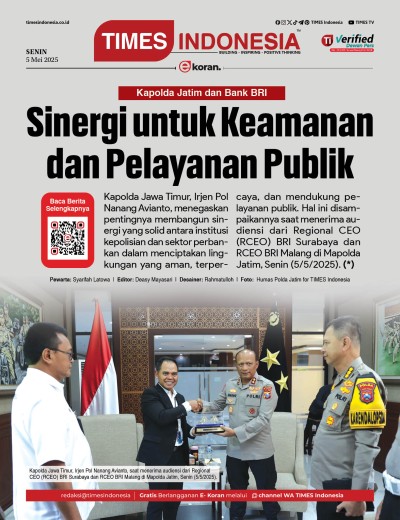 Edisi Senin, 5 Mei 2025: E-Koran, Bacaan Positif Masyarakat 5.0