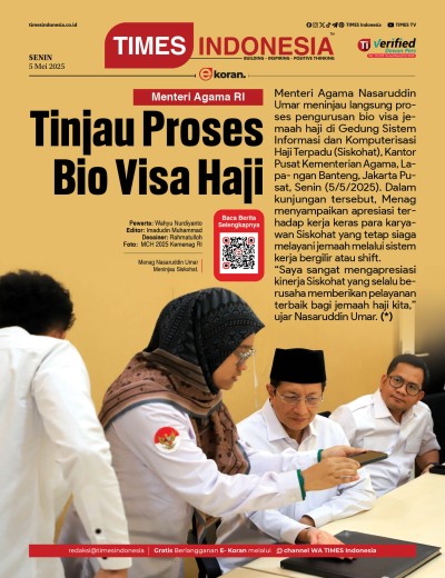 Edisi Senin, 5 Mei 2025: E-Koran, Bacaan Positif Masyarakat 5.0