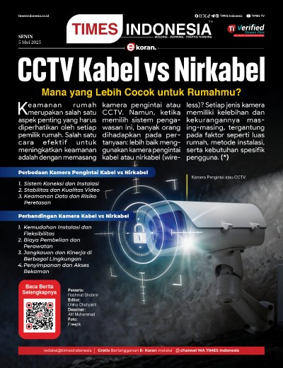 Edisi Senin, 5 Mei 2025: E-Koran, Bacaan Positif Masyarakat 5.0