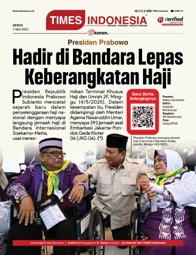 Edisi Senin, 5 Mei 2025: E-Koran, Bacaan Positif Masyarakat 5.0