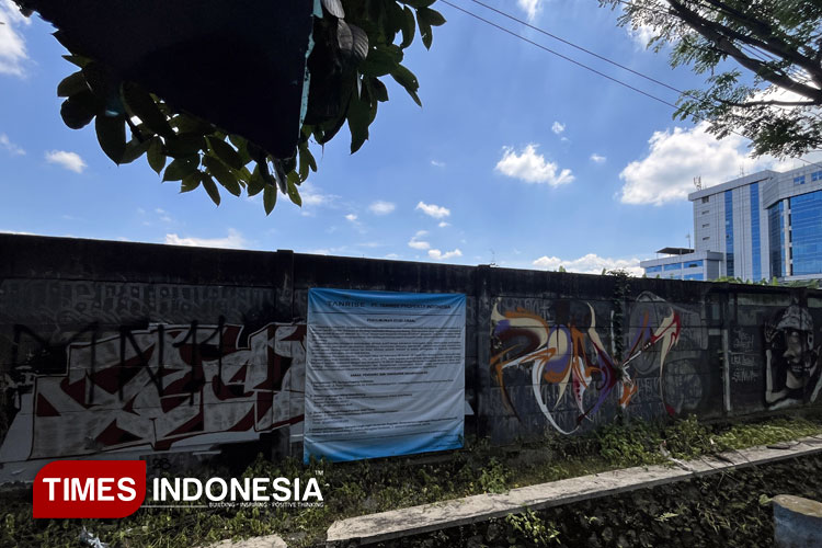 Lokasi pembangunan hotel dan apartemen di Blimbing, Kota Malang. (Foto: Rizky Kurniawan Pratama/TIMES Indonesia)