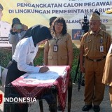 Ratusan CPNS Pemalang Terima SK di Tempat Pembuangan Sampah