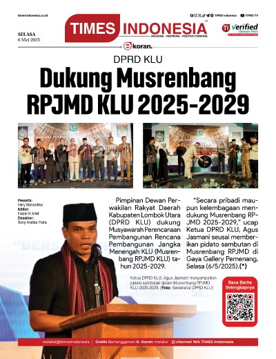 Edisi Selasa,6 Mei 2025: E-Koran, Bacaan Positif Masyarakat 5.0