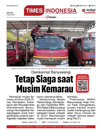 Edisi Selasa,6 Mei 2025: E-Koran, Bacaan Positif Masyarakat 5.0